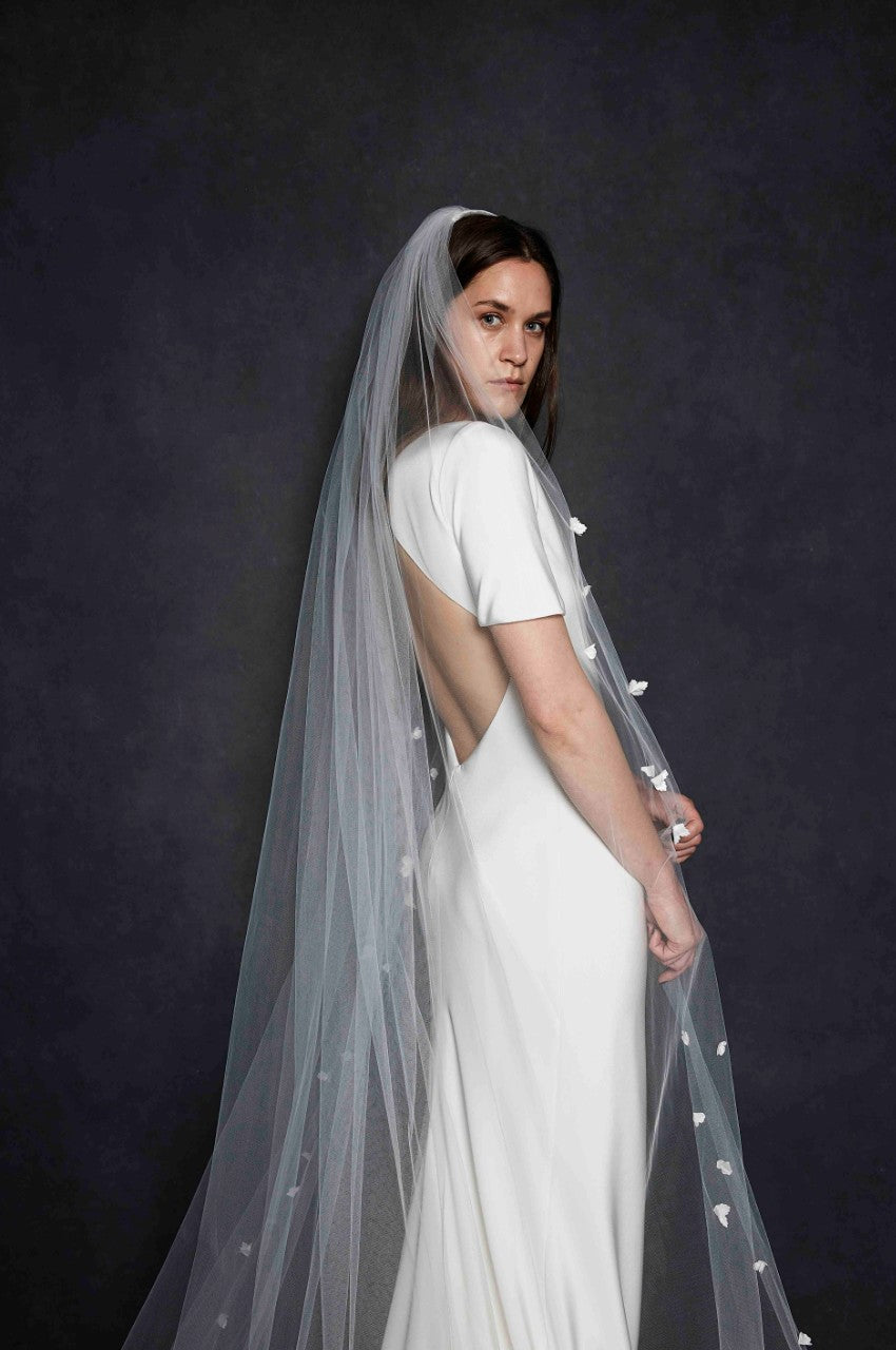 4.3 Flower Veil - One Tier