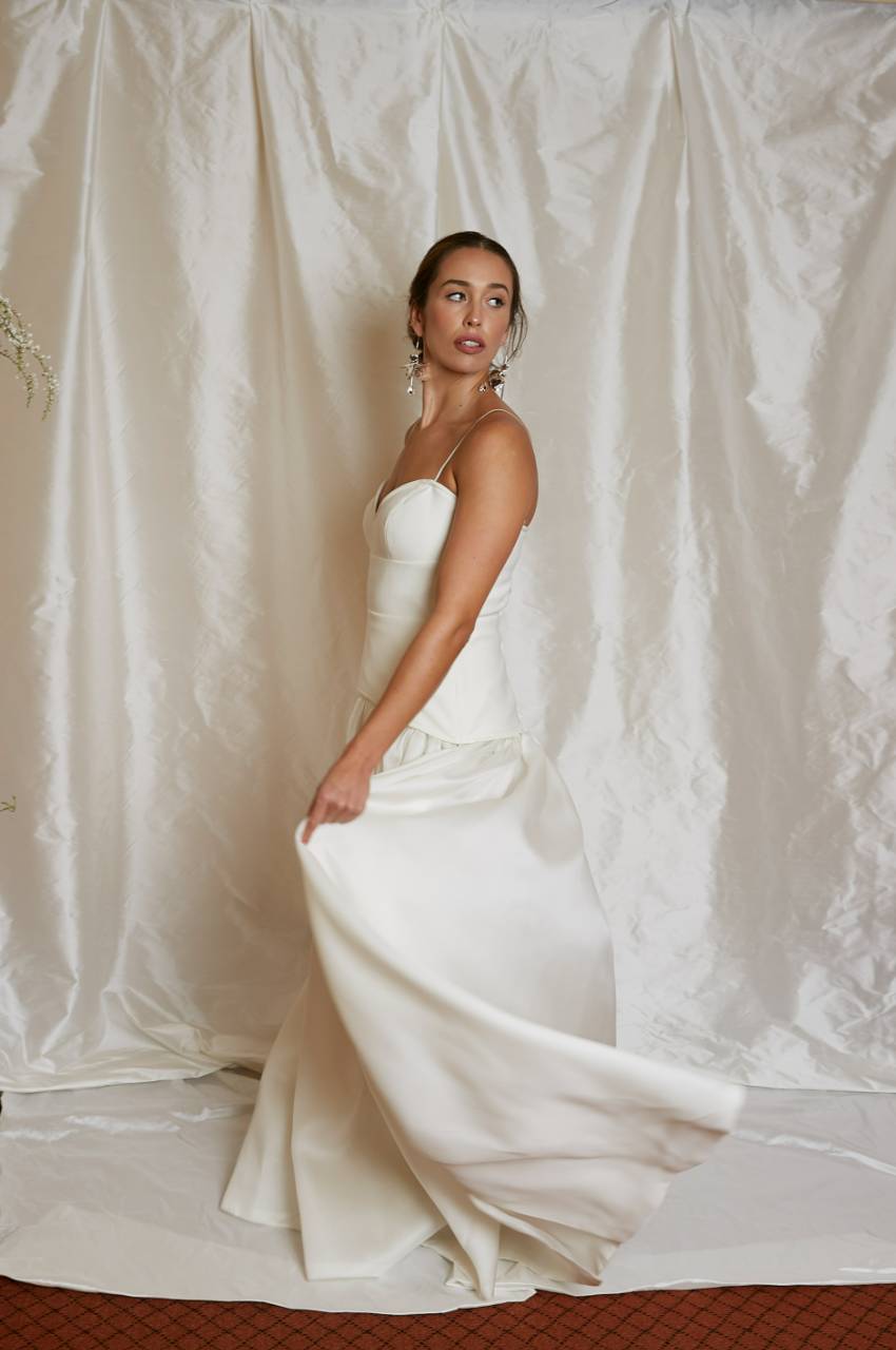 3.22 Darcy Bodice - Wool Crepe