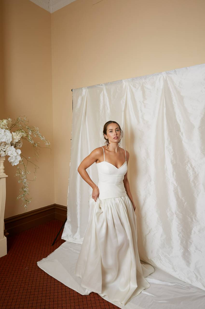 3.22 Darcy Bodice - Wool Crepe