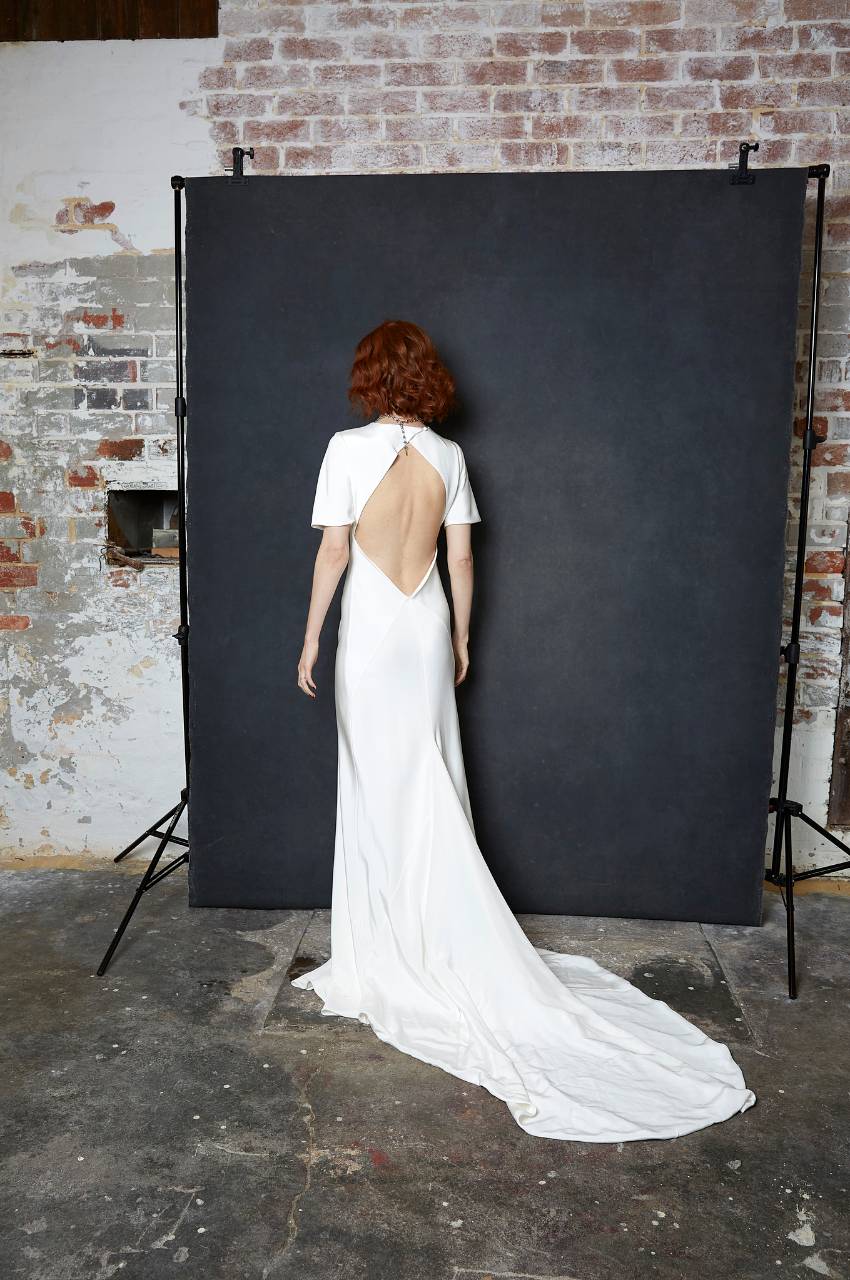 1.6B Natural Gown with Side Split Sample (AU 12)
