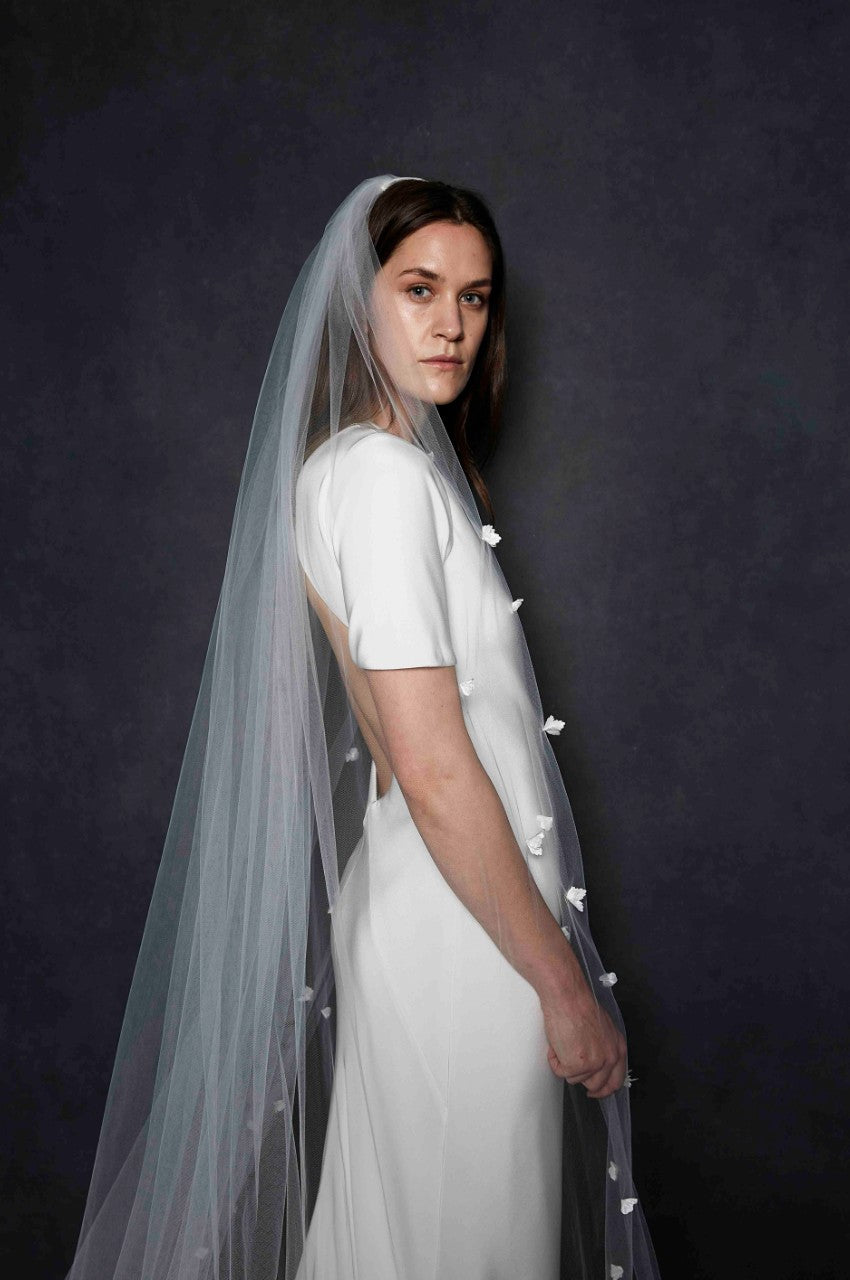4.3 Flower Veil - One Tier