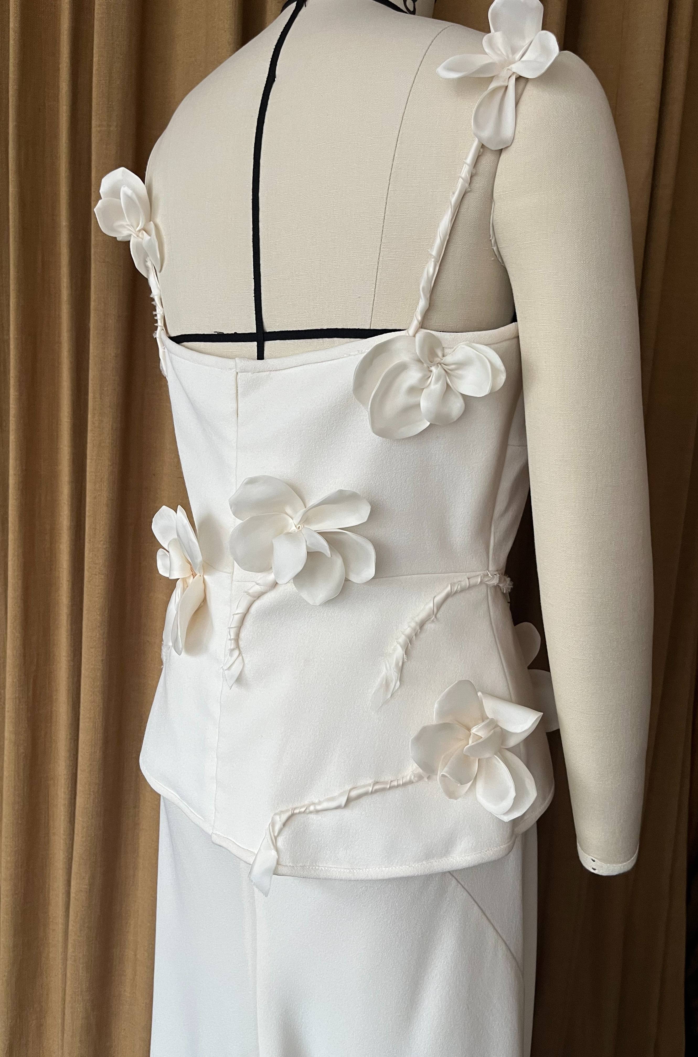 3.22B Darcy Bodice with Silk Flowers Sample (AU14)
