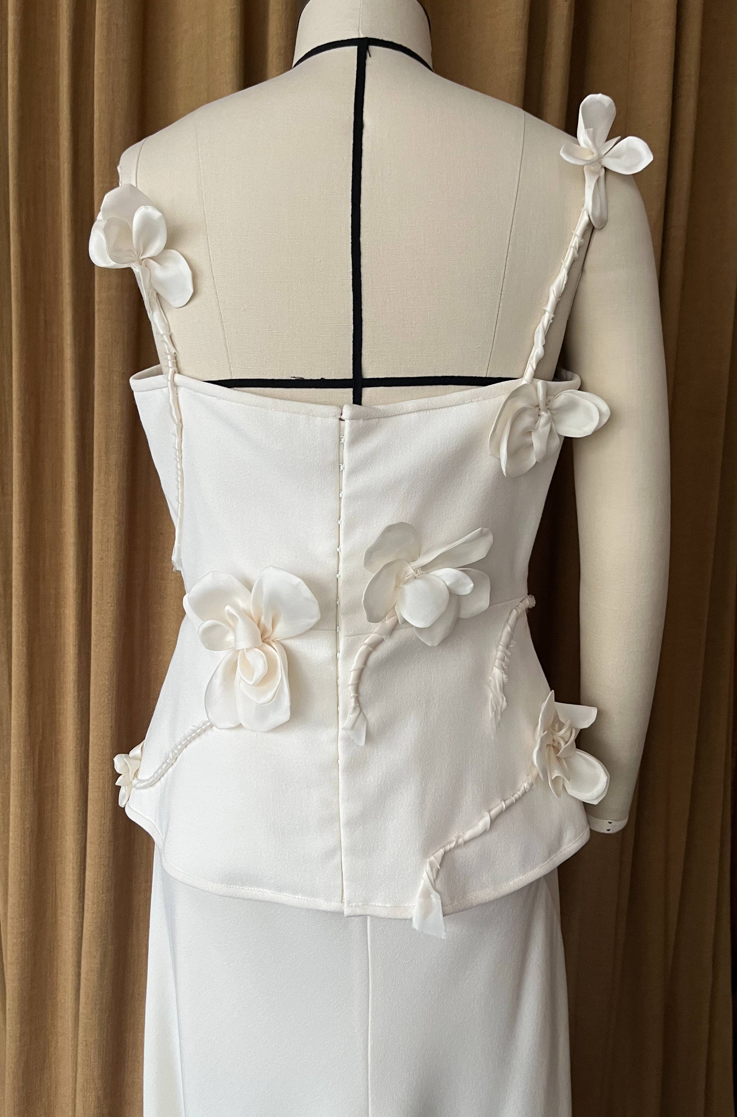 3.22B Darcy Bodice with Silk Flowers Sample (AU14)