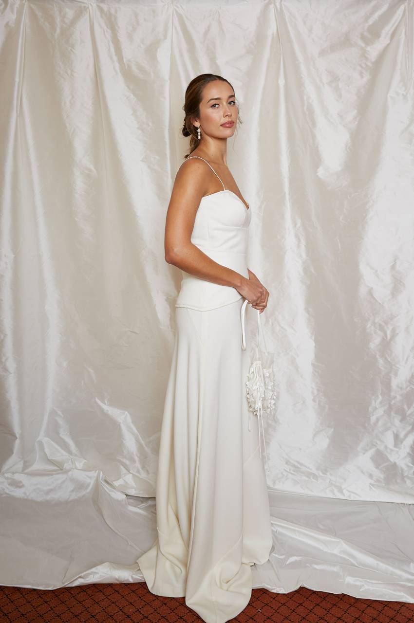 3.22 Darcy Bodice - Wool Crepe