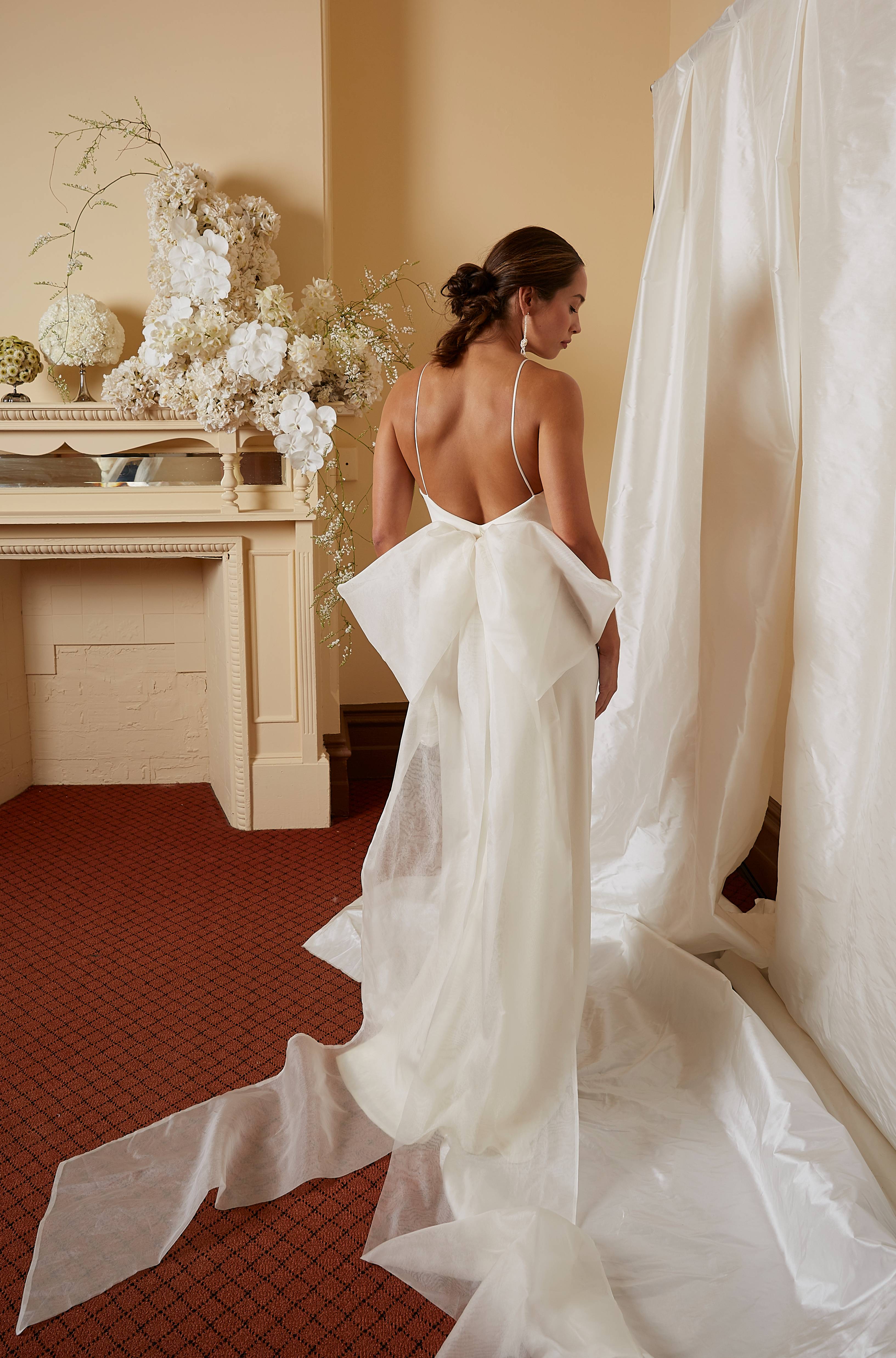 7.1B Detachable Bow Belt - Organza