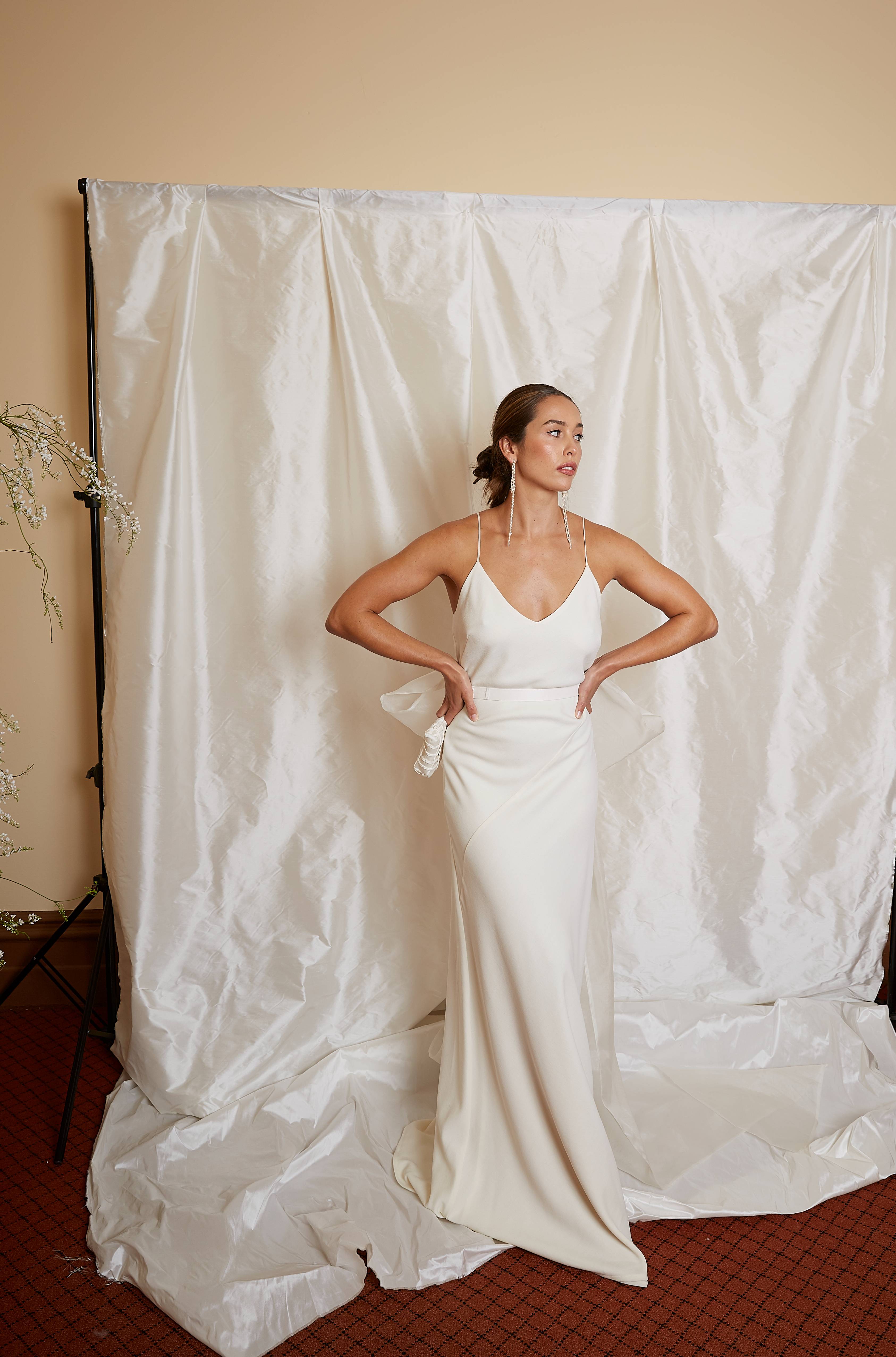 7.1B Detachable Bow Belt - Organza