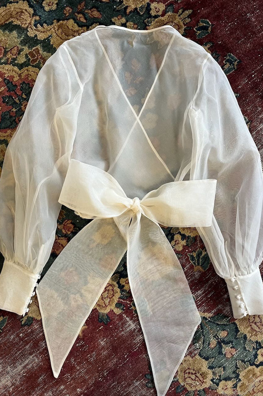 3.11A Cross Front Blouse Sample (S)