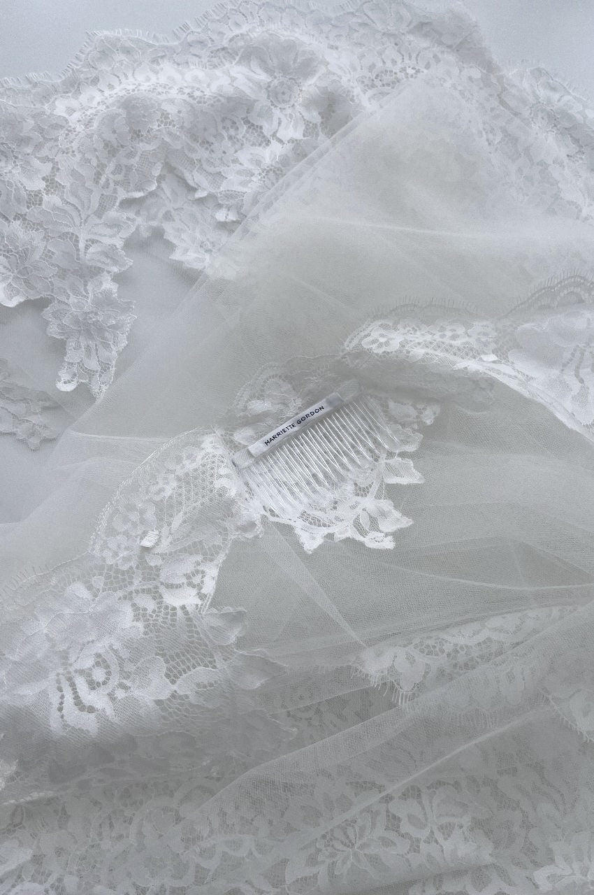 4.13 Mantilla Veil Sample (Natural - 250 cm)